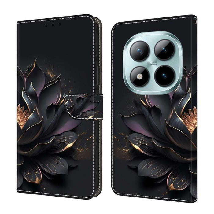 Funda para teléfono de cuero vegano pintado con efecto cristal, For Redmi Note 15 5G / 4G Global 164mm, For Redmi Note 15 Pro 5G Global 163.6mm, For Redmi 15C 5G / 4G EU 173mm, For Redmi 15 5G Global / 4G SEA 169.5mm, For Redmi 15 5G / 4G EU 171mm     ...
