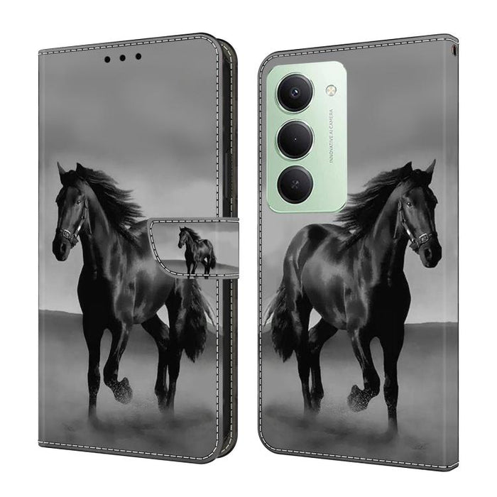 Funda para teléfono de cuero vegano pintado con efecto cristal, For Redmi Note 15 5G / 4G Global 164mm, For Redmi Note 15 Pro 5G Global 163.6mm, For Redmi 15C 5G / 4G EU 173mm, For Redmi 15 5G Global / 4G SEA 169.5mm, For Redmi 15 5G / 4G EU 171mm     ...