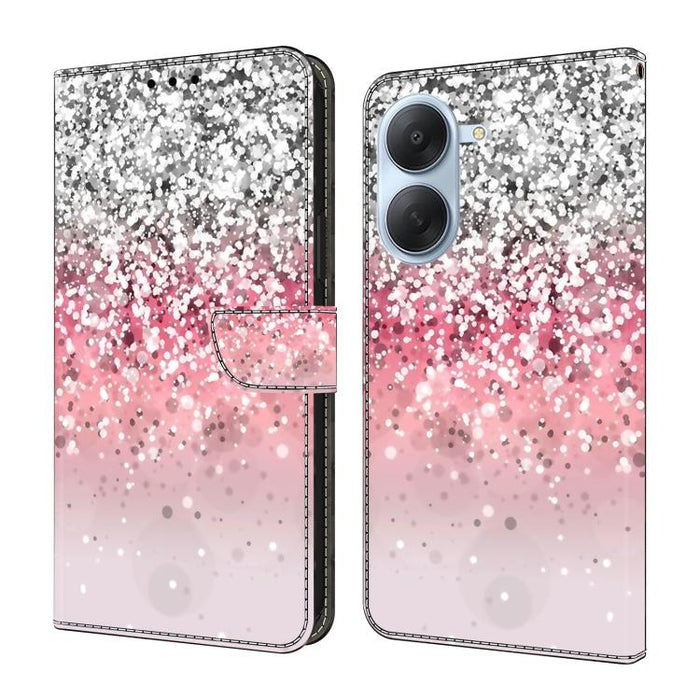 Funda para teléfono de cuero vegano pintado con efecto cristal, For Redmi Note 15 5G / 4G Global 164mm, For Redmi Note 15 Pro 5G Global 163.6mm, For Redmi 15C 5G / 4G EU 173mm, For Redmi 15 5G Global / 4G SEA 169.5mm, For Redmi 15 5G / 4G EU 171mm     ...