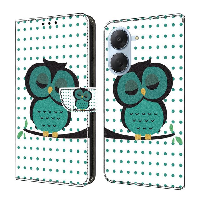 Funda para teléfono de cuero vegano pintado con efecto cristal, For Redmi Note 15 5G / 4G Global 164mm, For Redmi Note 15 Pro 5G Global 163.6mm, For Redmi 15C 5G / 4G EU 173mm, For Redmi 15 5G Global / 4G SEA 169.5mm, For Redmi 15 5G / 4G EU 171mm     ...
