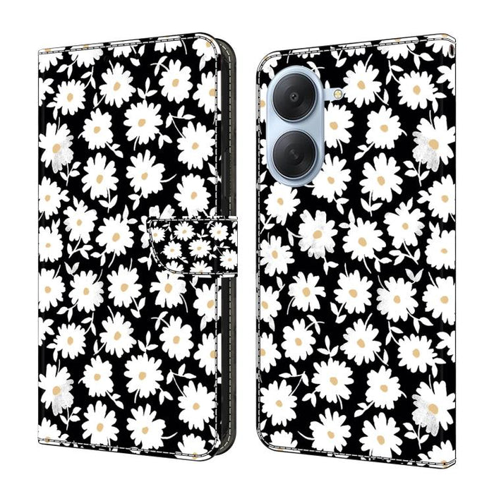 Funda para teléfono de cuero vegano pintado con efecto cristal, For Redmi Note 15 5G / 4G Global 164mm, For Redmi Note 15 Pro 5G Global 163.6mm, For Redmi 15C 5G / 4G EU 173mm, For Redmi 15 5G Global / 4G SEA 169.5mm, For Redmi 15 5G / 4G EU 171mm     ...
