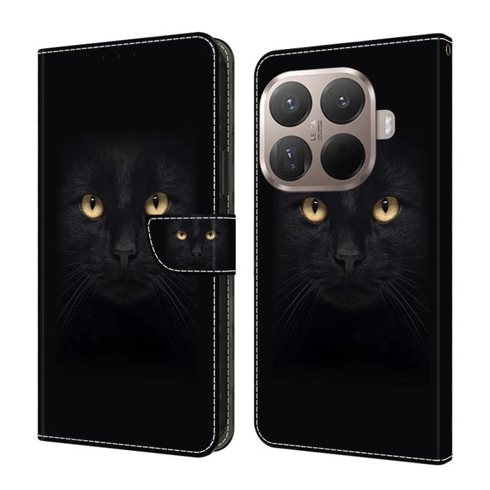 Funda para teléfono de cuero vegano pintado con efecto cristal, For Xiaomi 17T Pro 5G, For Xiaomi 17T 5G, For Xiaomi 17 Ultra, For Xiaomi 15T Pro 5G, For Xiaomi 15T 5G, For Xiaomi 15 Pro
