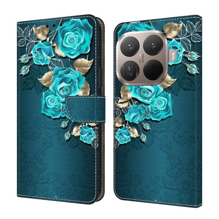 Funda para teléfono de cuero vegano pintado con efecto cristal, For Xiaomi 17T Pro 5G, For Xiaomi 17T 5G, For Xiaomi 17 Ultra, For Xiaomi 15T Pro 5G, For Xiaomi 15T 5G, For Xiaomi 15 Pro