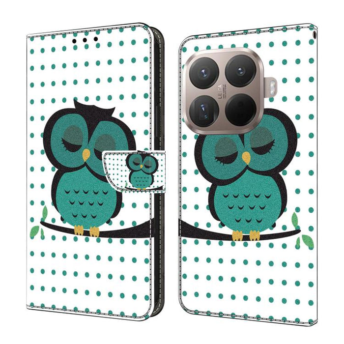 Funda para teléfono de cuero vegano pintado con efecto cristal, For Xiaomi 17T Pro 5G, For Xiaomi 17T 5G, For Xiaomi 17 Ultra, For Xiaomi 15T Pro 5G, For Xiaomi 15T 5G, For Xiaomi 15 Pro