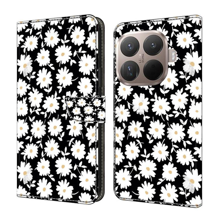 Funda para teléfono de cuero vegano pintado con efecto cristal, For Xiaomi 17T Pro 5G, For Xiaomi 17T 5G, For Xiaomi 17 Ultra, For Xiaomi 15T Pro 5G, For Xiaomi 15T 5G, For Xiaomi 15 Pro