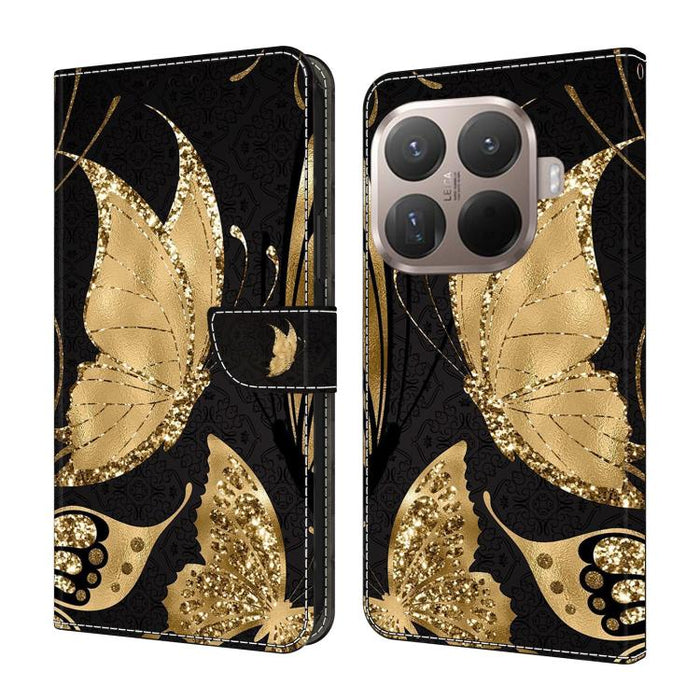Funda para teléfono de cuero vegano pintado con efecto cristal, For Xiaomi 17T Pro 5G, For Xiaomi 17T 5G, For Xiaomi 17 Ultra, For Xiaomi 15T Pro 5G, For Xiaomi 15T 5G, For Xiaomi 15 Pro