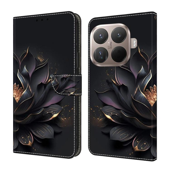 Funda para teléfono de cuero vegano pintado con efecto cristal, For Xiaomi 17T Pro 5G, For Xiaomi 17T 5G, For Xiaomi 17 Ultra, For Xiaomi 15T Pro 5G, For Xiaomi 15T 5G, For Xiaomi 15 Pro