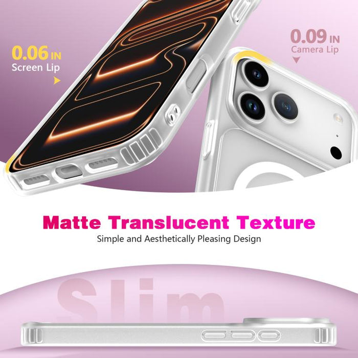 Funda híbrida de TPU y PC, resistente a los golpes y con imán, respetuosa con la piel., For iPhone 17 Pro Max, For iPhone 17 Pro, For iPhone 17, For iPhone Air, For iPhone 16 Pro Max, For iPhone 16 Pro, For iPhone 16 Plus, For iPhone 16                ...