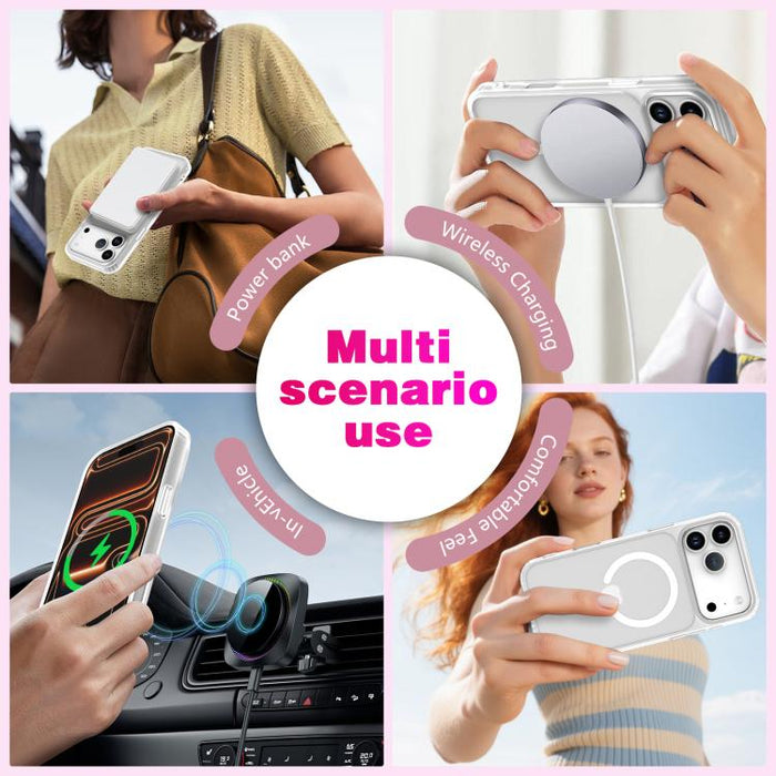 Funda híbrida de TPU y PC, resistente a los golpes y con imán, respetuosa con la piel., For iPhone 17 Pro Max, For iPhone 17 Pro, For iPhone 17, For iPhone Air, For iPhone 16 Pro Max, For iPhone 16 Pro, For iPhone 16 Plus, For iPhone 16                ...