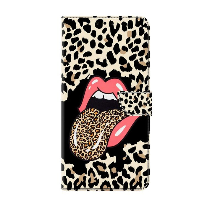 Funda para teléfono de cuero vegano pintado con efecto cristal, For Redmi 14C 4G, For Redmi 13C 4G / 5G, For Redmi K70E / Poco X6 Pro