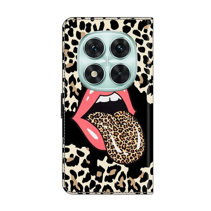 Funda para teléfono de cuero vegano pintado con efecto cristal, For Redmi Note 14 Pro 4G, For Redmi Note 14 4G 163.25mm, For Redmi Note 14 5G, For Redmi Note 14 Pro 5G