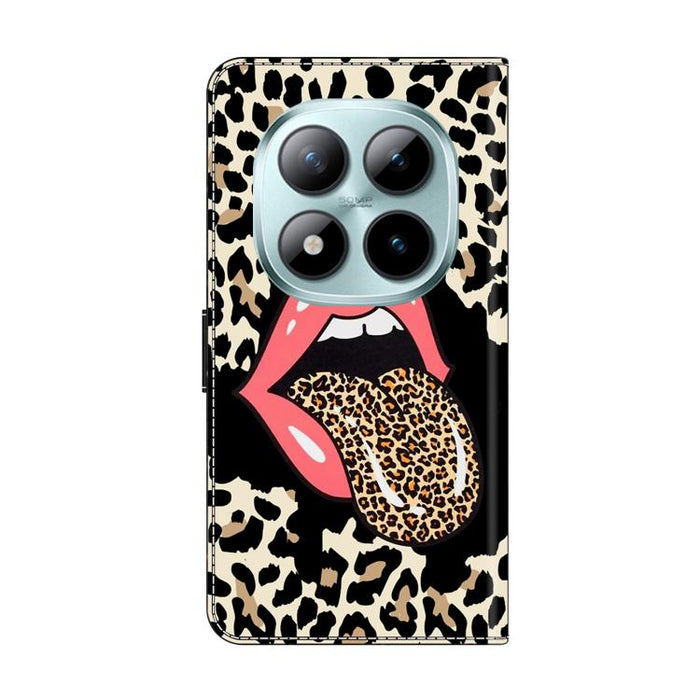 Funda para teléfono de cuero vegano pintado con efecto cristal, For Redmi Note 15 5G / 4G Global 164mm / Poco M8 5G, For Redmi Note 15 Pro 5G Global 163.6mm, For Redmi 15C 5G / 4G EU 173mm / Poco C85 5G, For Redmi 15 5G Global / 4G SEA 169.5mm