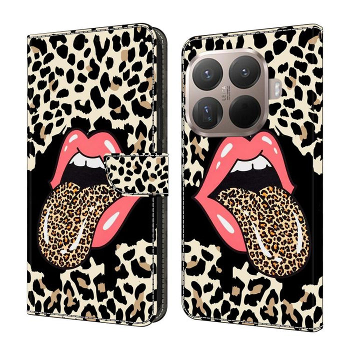 Funda para teléfono de cuero vegano pintado con efecto cristal, For Xiaomi 17 Ultra, For Xiaomi 15T Pro 5G, For Xiaomi 15T 5G, For Xiaomi 15 Pro