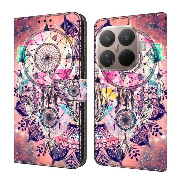 Funda para teléfono de cuero vegano pintado con efecto cristal, For Xiaomi 17 Ultra, For Xiaomi 15T Pro 5G, For Xiaomi 15T 5G, For Xiaomi 15 Pro