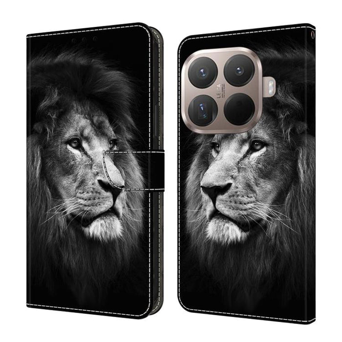 Funda para teléfono de cuero vegano pintado con efecto cristal, For Xiaomi 17 Ultra, For Xiaomi 15T Pro 5G, For Xiaomi 15T 5G, For Xiaomi 15 Pro