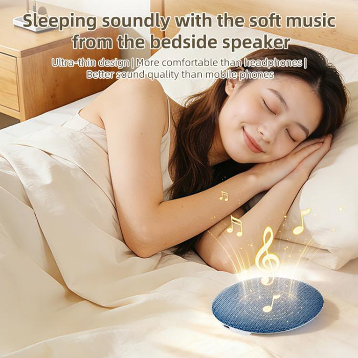 Máquina de sonido para almohada ultradelgada X5 Pro con ruido blanco y altavoz Bluetooth inalámbrico para dormir.