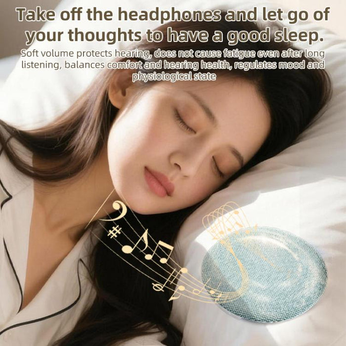 Máquina de sonido para almohada ultradelgada X5 Pro con ruido blanco y altavoz Bluetooth inalámbrico para dormir.