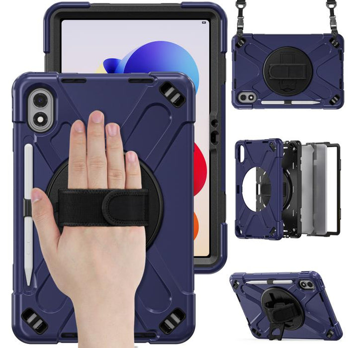 Funda híbrida de silicona para tablet PC con soporte giratorio y correa para el hombro., For Xiaomi Redmi Pad 2 Pro 12.1 2026