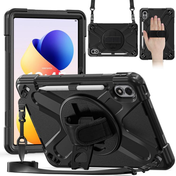 Funda híbrida de silicona para tablet PC con soporte giratorio y correa para el hombro., For Xiaomi Redmi Pad 2 Pro 12.1 2026