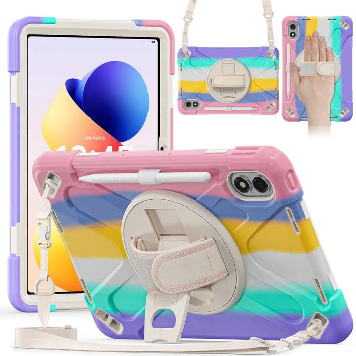 Funda híbrida de silicona para tablet PC con soporte giratorio y correa para el hombro., For Xiaomi Redmi Pad 2 Pro 12.1 2026