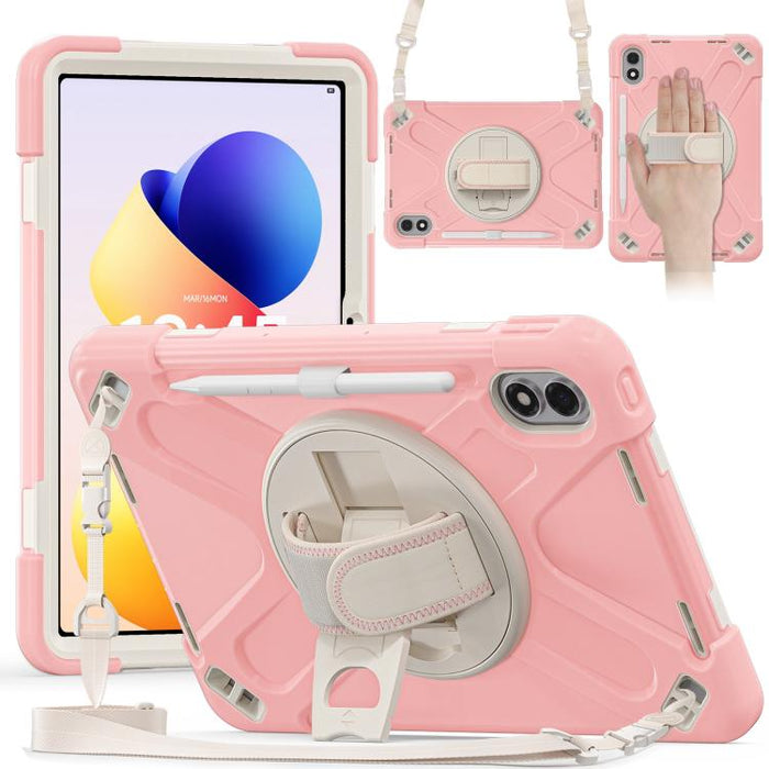 Funda híbrida de silicona para tablet PC con soporte giratorio y correa para el hombro., For Xiaomi Redmi Pad 2 Pro 12.1 2026