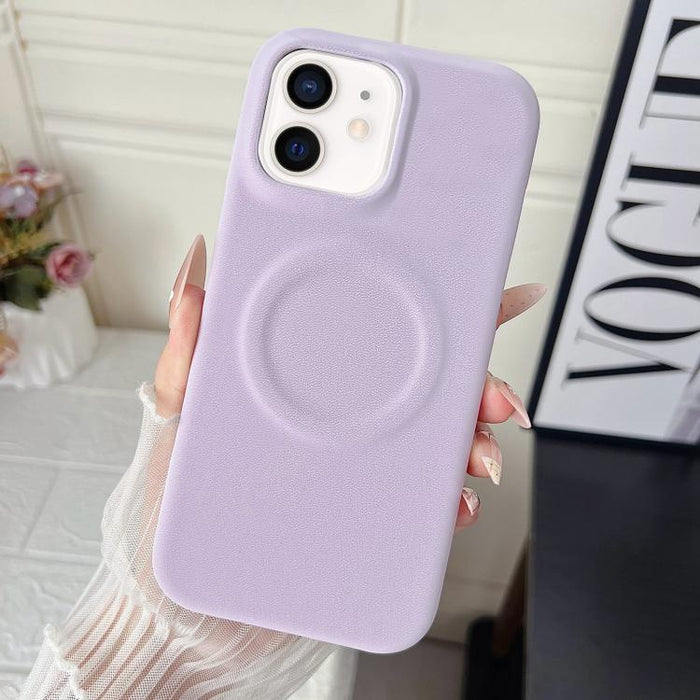 Funda magnética para teléfono con acabado mate aterciopelado de policarbonato y piel vegana., For iPhone 17 Pro Max, For iPhone 17 Pro, For iPhone 17, For iPhone Air, For iPhone 16 Pro Max, For iPhone 16 Pro, For iPhone 16 Plus, For iPhone 16          ...
