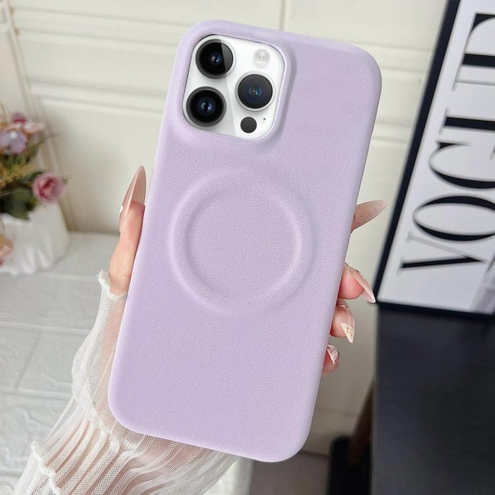 Funda magnética para teléfono con acabado mate aterciopelado de policarbonato y piel vegana., For iPhone 17 Pro Max, For iPhone 17 Pro, For iPhone 17, For iPhone Air, For iPhone 16 Pro Max, For iPhone 16 Pro, For iPhone 16 Plus, For iPhone 16          ...
