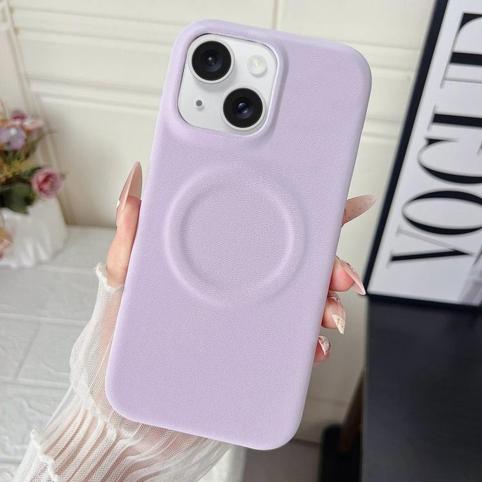 Funda magnética para teléfono con acabado mate aterciopelado de policarbonato y piel vegana., For iPhone 17 Pro Max, For iPhone 17 Pro, For iPhone 17, For iPhone Air, For iPhone 16 Pro Max, For iPhone 16 Pro, For iPhone 16 Plus, For iPhone 16          ...