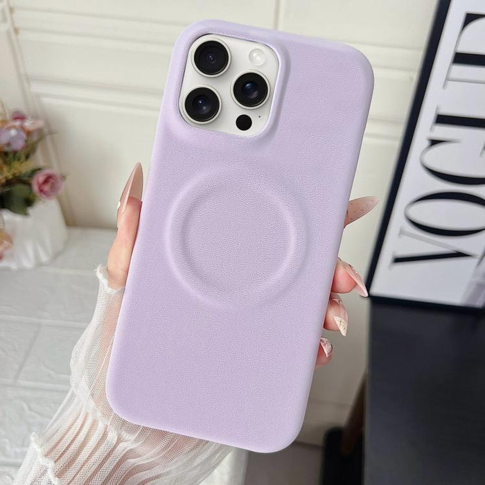 Funda magnética para teléfono con acabado mate aterciopelado de policarbonato y piel vegana., For iPhone 17 Pro Max, For iPhone 17 Pro, For iPhone 17, For iPhone Air, For iPhone 16 Pro Max, For iPhone 16 Pro, For iPhone 16 Plus, For iPhone 16          ...