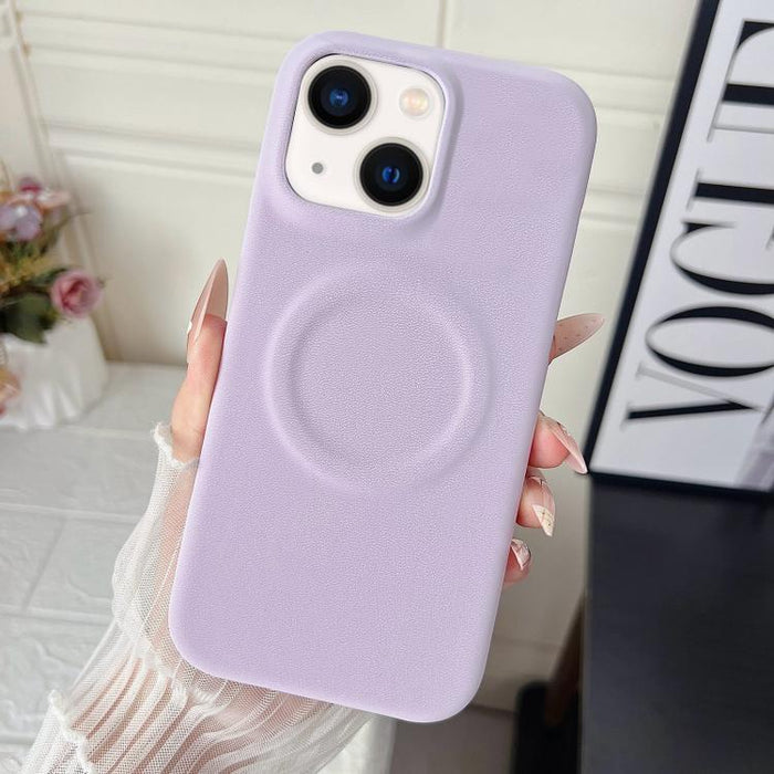 Funda magnética para teléfono con acabado mate aterciopelado de policarbonato y piel vegana., For iPhone 17 Pro Max, For iPhone 17 Pro, For iPhone 17, For iPhone Air, For iPhone 16 Pro Max, For iPhone 16 Pro, For iPhone 16 Plus, For iPhone 16          ...