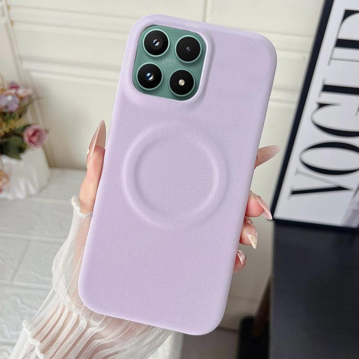 Funda magnética para teléfono con acabado mate aterciopelado de policarbonato y piel vegana., For Xiaomi 17 Pro Max, For Xiaomi 17 Pro, For Xiaomi 17, For Xiaomi 15 Ultra, For Xiaomi 15 Pro, For Xiaomi 15