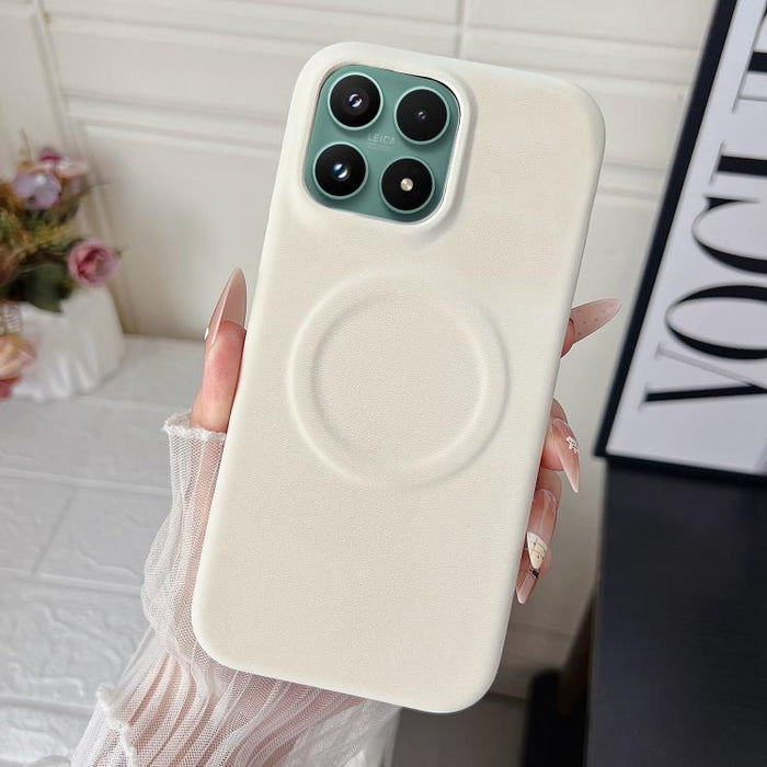 Funda magnética para teléfono con acabado mate aterciopelado de policarbonato y piel vegana., For Xiaomi 17 Pro Max, For Xiaomi 17 Pro, For Xiaomi 17, For Xiaomi 15 Ultra, For Xiaomi 15 Pro, For Xiaomi 15