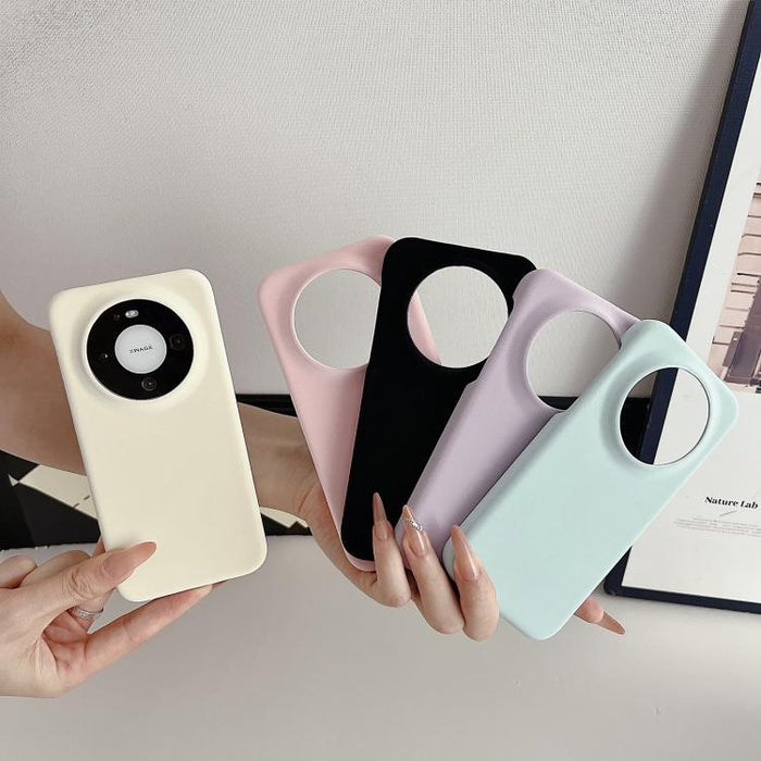 Funda para teléfono con acabado mate aterciopelado de policarbonato y piel vegana., For Xiaomi 17 Pro Max, For Xiaomi 17 Pro, For Xiaomi 17, For Xiaomi 15 Ultra, For Xiaomi 15 Pro, For Xiaomi 15
