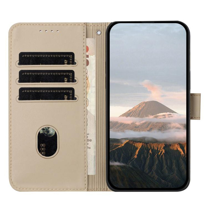 Funda de cuero para teléfono con cierre de hebilla y estampado triangular, For Redmi A7 Pro 4G / 5G 171mm / Poco C85x 5G