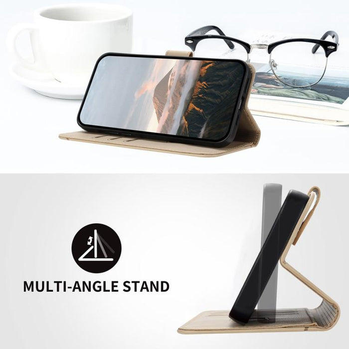Funda de cuero para teléfono con cierre de hebilla y estampado triangular, For Redmi A7 Pro 4G / 5G 171mm / Poco C85x 5G