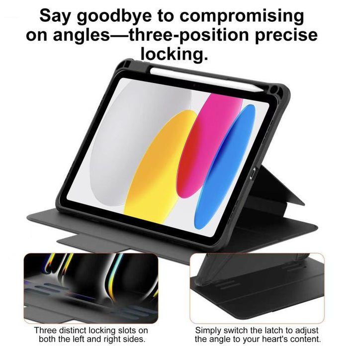 Funda para tablet de piel vegana Mutural Plain Series, For iPad 2025 / 2022, For iPad Air 11 2026 / 2025 / 2024