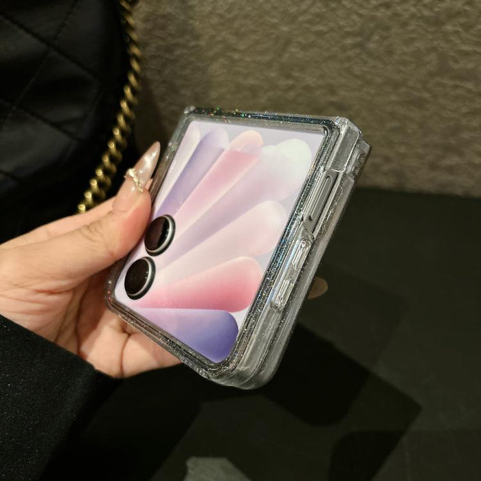 Funda para teléfono de la serie Glitter Stardust para PC, For Xiaomi Mix Flip 2, For Xiaomi Mix Flip