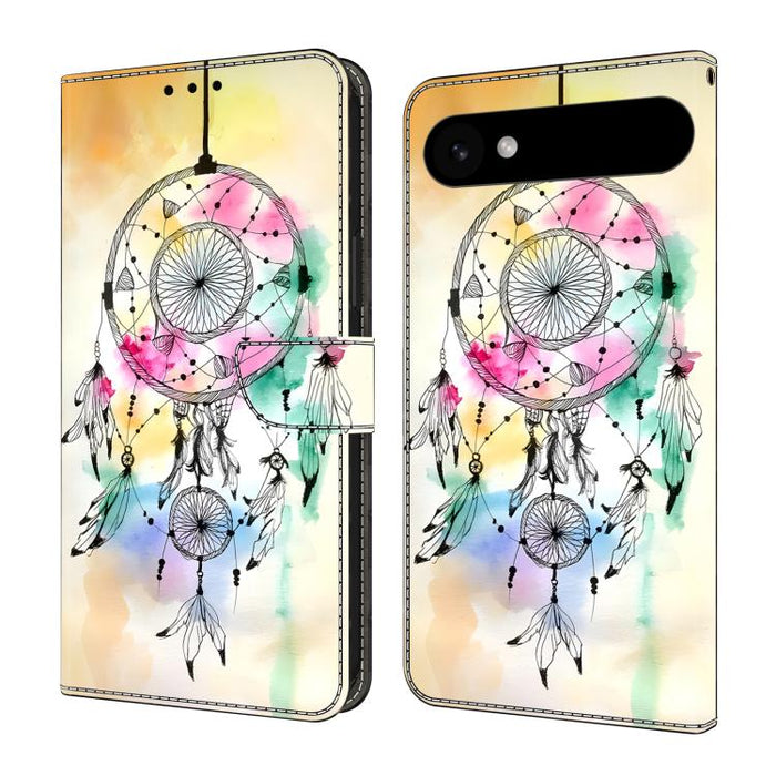 Funda para teléfono de cuero vegano pintado con efecto cristal, For iPhone 18 Pro / 17 Pro, For iPhone 18 Pro Max / 17 Pro Max, For iPhone 17e / 16e, For iPhone 17, For iPhone Air, For iPhone 16 Pro Max