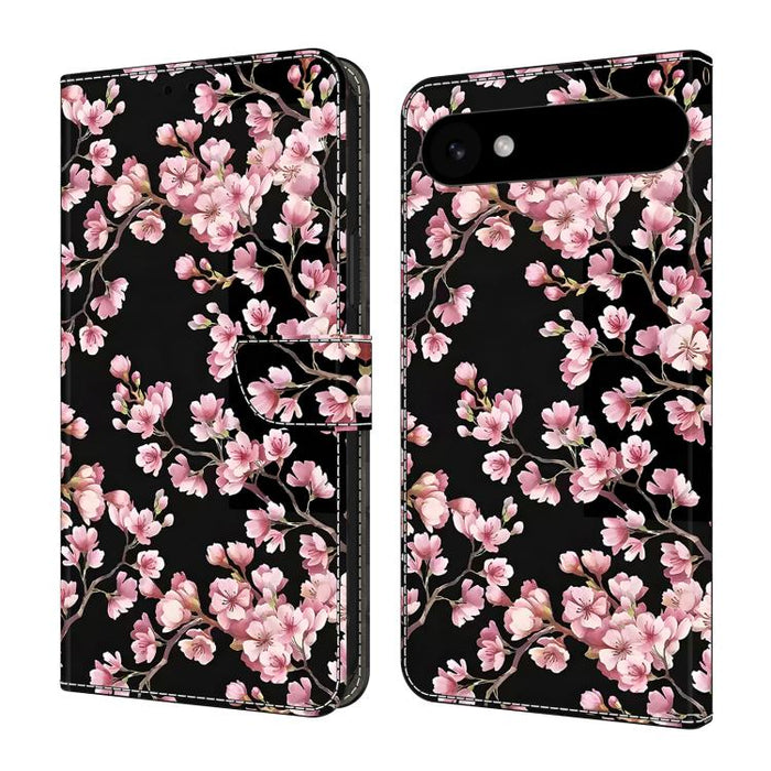 Funda para teléfono de cuero vegano pintado con efecto cristal, For iPhone 18 Pro / 17 Pro, For iPhone 18 Pro Max / 17 Pro Max, For iPhone 17e / 16e, For iPhone 17, For iPhone Air, For iPhone 16 Pro Max