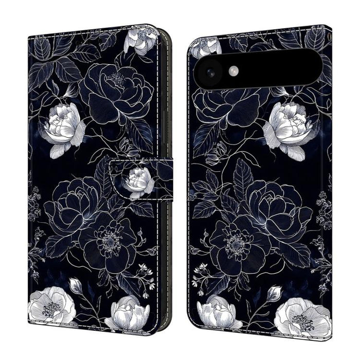 Funda para teléfono de cuero vegano pintado con efecto cristal, For iPhone Air, For iPhone 16 Pro Max, For iPhone 16 Pro, For iPhone 16