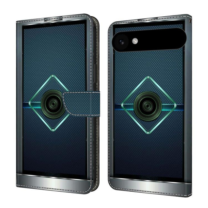 Funda para teléfono de cuero vegano pintado con efecto cristal, For iPhone Air, For iPhone 16 Pro Max, For iPhone 16 Pro, For iPhone 16