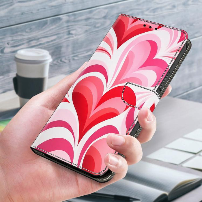 Funda para teléfono de cuero vegano pintado con efecto cristal, For iPhone 17e / 16e, For iPhone 17 Pro Max, For iPhone 17 Pro, For iPhone 17