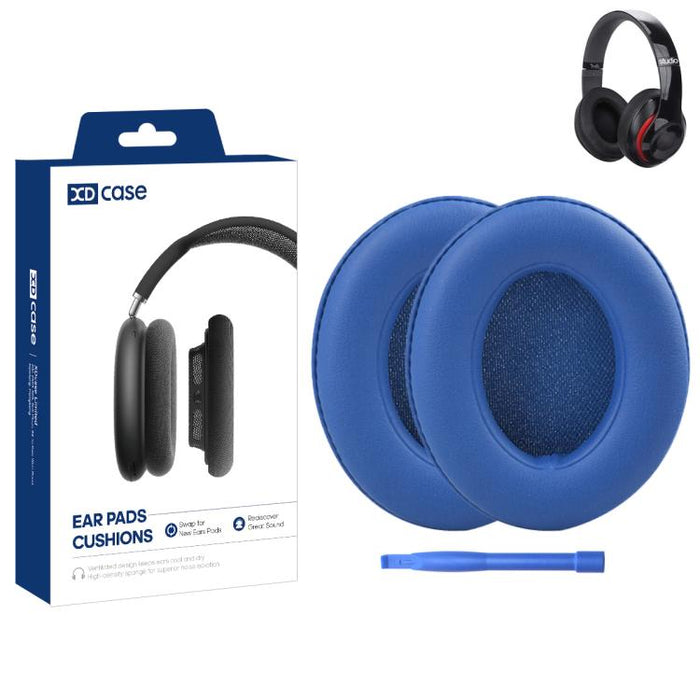 XDcase 1 par de almohadillas de repuesto de espuma viscoelástica para auriculares con herramienta de palanca, For Beats Studio 2.0 / 3.0