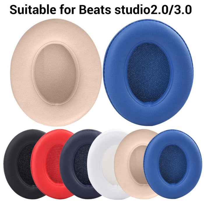 XDcase 1 par de almohadillas de repuesto de espuma viscoelástica para auriculares con herramienta de palanca, For Beats Studio 2.0 / 3.0