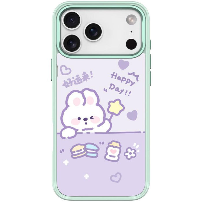 Funda magnética para teléfono con estampado de conejo estrellado de la buena suerte, For iPhone 17 Pro Max, For iPhone 17 Pro, For iPhone 17, For iPhone Air, For iPhone 16 Pro Max, For iPhone 16 Pro, For iPhone 16 Plus, For iPhone 16                   ...