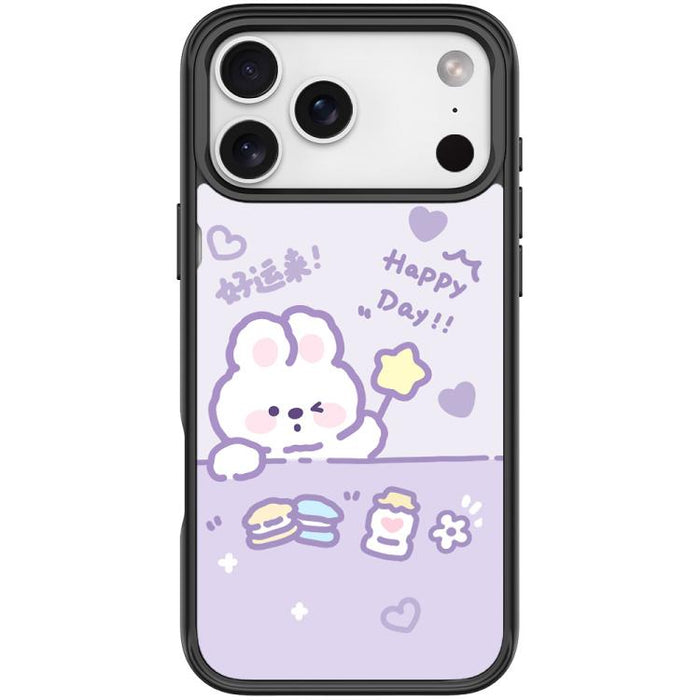 Funda magnética para teléfono con estampado de conejo estrellado de la buena suerte, For iPhone 17 Pro Max, For iPhone 17 Pro, For iPhone 17, For iPhone Air, For iPhone 16 Pro Max, For iPhone 16 Pro, For iPhone 16 Plus, For iPhone 16                   ...