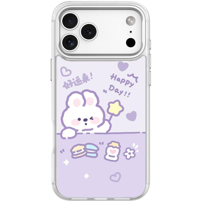Funda magnética para teléfono con estampado de conejo estrellado de la buena suerte, For iPhone 17 Pro Max, For iPhone 17 Pro, For iPhone 17, For iPhone Air, For iPhone 16 Pro Max, For iPhone 16 Pro, For iPhone 16 Plus, For iPhone 16                   ...