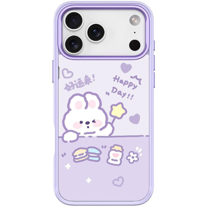 Funda magnética para teléfono con estampado de conejo estrellado de la buena suerte, For iPhone 17 Pro Max, For iPhone 17 Pro, For iPhone 17, For iPhone Air, For iPhone 16 Pro Max, For iPhone 16 Pro, For iPhone 16 Plus, For iPhone 16                   ...