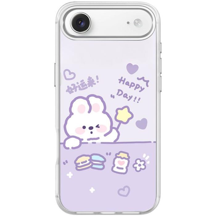 Funda magnética para teléfono con estampado de conejo estrellado de la buena suerte, For iPhone 17 Pro Max, For iPhone 17 Pro, For iPhone 17, For iPhone Air, For iPhone 16 Pro Max, For iPhone 16 Pro, For iPhone 16 Plus, For iPhone 16                   ...