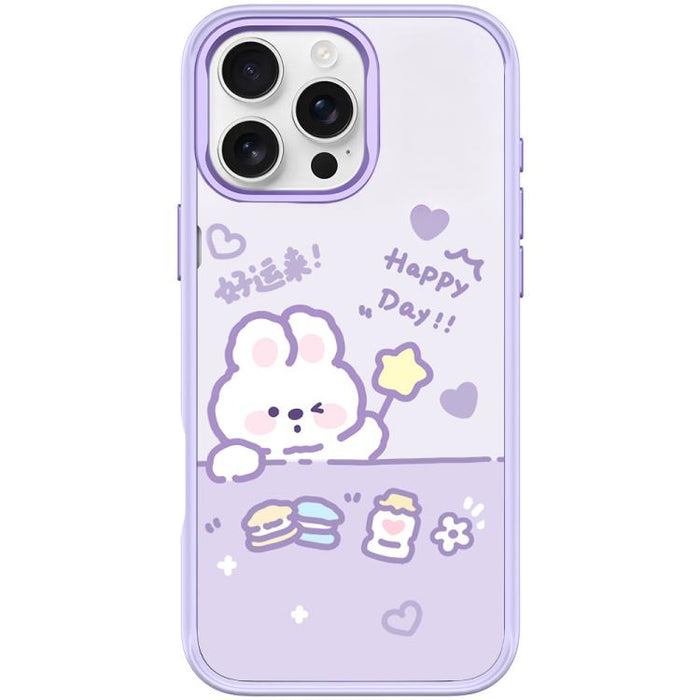 Funda magnética para teléfono con estampado de conejo estrellado de la buena suerte, For iPhone 17 Pro Max, For iPhone 17 Pro, For iPhone 17, For iPhone Air, For iPhone 16 Pro Max, For iPhone 16 Pro, For iPhone 16 Plus, For iPhone 16                   ...